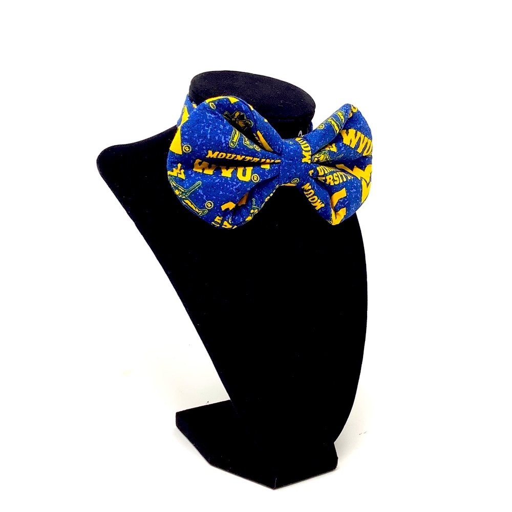 West Virginia University Handcrafted Bow Tie